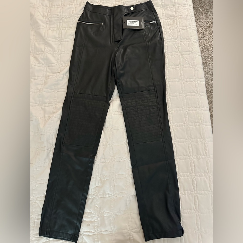 Black leather Pants